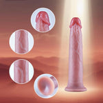6.7 Inch Small Realistic Dildo, Soft Liquid Silicone Dildo, Cute Slim Penis For Beginners, G-Spot Anal Small Dildo With Strong Suction Cup For Women/Men/Gay, Adult Sex Toys