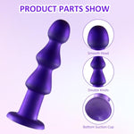 8'' Monster Knot Dildo - Fantasy Big Dragon Dildos With 3 Dog Knots, Thick Anal Dildo With Powerful Suction Cup, Giant Knotted Dildos For G-Spot Anal, Adult Sex Toys For Men And Women