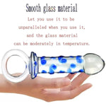 Anal Butt Plug Glass Anal Trainer With Big O Ring Crystal Pleasure Wand Sex Toy,G-Spot Pleasure Wand Glass Dildo Expander Crystal Anal Plug Anal Masturbator Sex Toy For Men Women(Style 3)