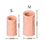 Penis Foreskin Sleeve Silicone Cock Sleeve Extension Sheath Penis Ring Stretcher Glans Penis Sleeve For Enlarge Thicken Dildo Penis Sleeve, Adult Male Sex Toys For Men Couples