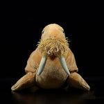 Simulation Walrus Plush-Brown Walrus Stuffed Animals-Walrus Plushie Gift Toy Dolls For Kids 12 Inches Long