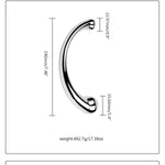 Double Ended Dildo Metal Wand, Sex Toy For G-Spot, P-Spot & Anal Plug (Medium)