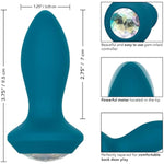 Power Gem Vibrating Petite Crystal Probe - Blue