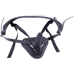 Strap On Dildo Adjustable Harness Adult Restraint Leather Panties Lesbian Gay Couples Realistic Penis Cock Anal Sex Toys For Masturbation,Sex Fun,Bdsm (Penis:Length:5.11 Inch, Black)