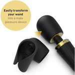 Tracy’S Dog Hammer Wand Vibrator Massager Attachment - Male Masturbator Stroker, Body-Safe Silicone, Adult Sex Toys Accessory For Men & Couples