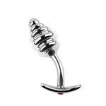 Anal Plug Butt Plug Prostate Massage G-Spot Dildo Anal Trainer Kit For Beginner Advanced Players Stainless Steel Bdsm Sm Sex Toys(M)