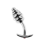 Anal Plug Butt Plug Prostate Massage G-Spot Dildo Anal Trainer Kit For Beginner Advanced Players Stainless Steel Bdsm Sm Sex Toys(L)