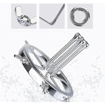 Stainless Steel Anal Stretcher Butt Expander Adjustable Butt Anal Fist Play Tunnel Plug Bdsm Sex Toys For Men Women