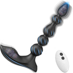 Vibrating Anal Beads Butt Plug With Remote Control, 10 Modes Silicone Prostate Massager Anal Vibrator, Waterproof Anal Toys For Men Women Couples, Beginner-Friendly Adult Sex Toys For G Spot Pleasure