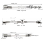 3 Pcs Urethra Trainer Set Chastity Lock Accessories Chastity Device Sex Toy Sound Urethral Plug Urethral Toy Urethral Masturbation Stick Catheter Sound Penis Plug Male Urethra Stimulation