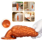 7.16" Large Butt Plug Huge Anal Plug, Wearable Soft Silicone Buttplug Thrusting Anal Dildo Expanding Big Butt Trainer with Strong Suction Cup for Males Females Couple