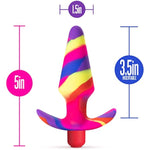 Avant Free Spirit Vibrating Butt Plug - 5 Inch Vibrating Anal Plug, 10 Vibration Modes & 5 Speeds, Ipx7 Waterproof, Ultrasilk Smooth Platinum Cured Puria Silicone - Small Adult Sex Toy
