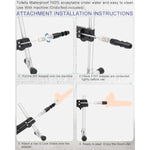 4.92" Anti-Rotation Super Adapter For Vacuum Connector Dildo Toys Diameter 0.94" (Black Adapter)