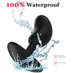 Portable Anal Plug Silicone Butt Plug, Men Stimulation Masturbation Anal Training Toys With Base, Sex Toys Comfortable Long-Term Wear (M)