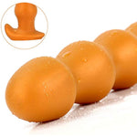 Super Long Anal Beads, Ultra Soft Liquid Silicone Anal Plug Flexible Butt Plug Prostate Massage Anal Sex Toys For Men Women Couples (M)