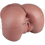 Sex Dolls Male Masturbator Sex Toys For Men, Adult Toy Fleshy Pocket Pussy With Vagina & Anal Dual Channel Female Torso Stroker, Brown Realistic Male Sex Toy Dolls Masturbators (7X6X4.6 Inches,4.5Lbs)