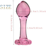 Glass Anal Plug Mini Crystal Ball Butt Sex Pleasure Wand Adult Sex Toy,Crystal Butt Plug Sex Toy G-Spot Personal Massage Stimulator Anal Training Expander Clitoral Dildo For Men Women(Style 4)