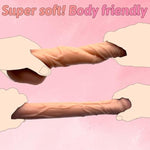Realistic Hollow Dildo Pocket Ass Anal Masturbator Mini Ass Anal Double End Dildo 5 Inch Torso Sleeve Soft Lifelike Penis Dildos For Male Gay Couples