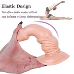 5.5 Inches Realistic Dildo For Beginners, Anal Dildos Lifelike Fake Penis For Women/Men/Gay, Adult Sex Toys For G Spot Stimulator Anal Plug Training Sets (Flesh)