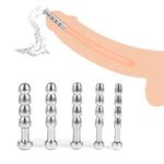 5 Pcs Hollow Stainless Urethral Sounds?Urethral Dilators For Beginners & Advanced Users Sex Toy