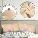 Lingtoolator D Sex Pillow Plush Boobs Titties Pillow Sex Position Support Pillow Travel Chest Pillow Funny Cushion Bedroom Decor Toy Gift For Adults Couples