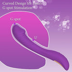 Realistic G-Spot Dildo Vibrator For Women - Powerful Vaginal Massager Clitoral Stimulator With 10 Vibrating Modes, Silicone Adult Sex Toys
