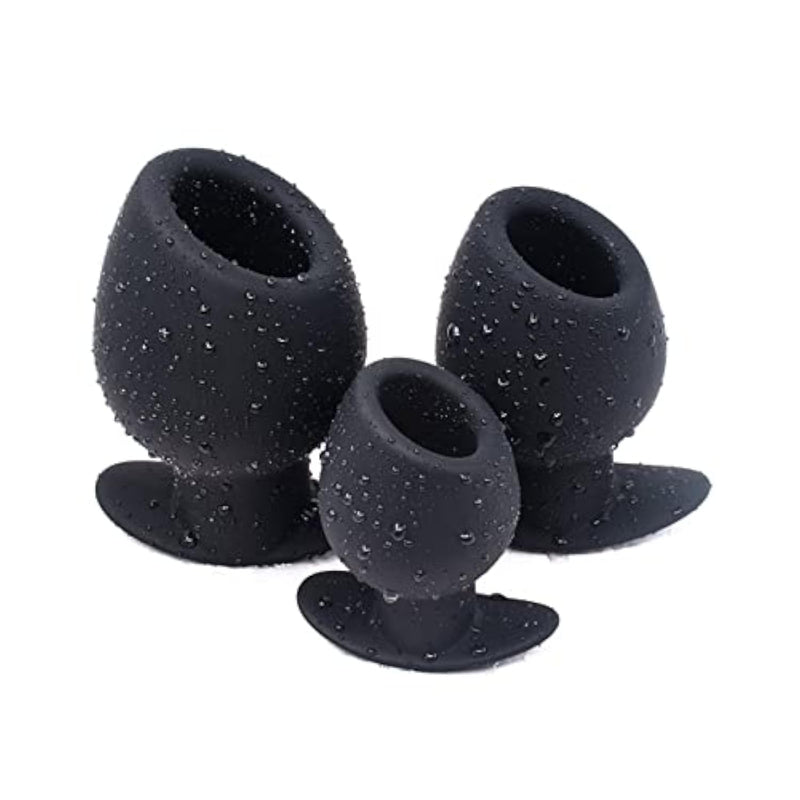 4.4In Extra Large Cup Hollow Silicone Anal Plug.G-Spot Vagina Soft Dildos Para Suction Stimulation Training Masturbator For Women Female Men Male Unisex (Large)