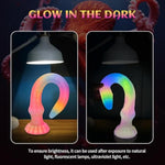 Long Tentacle Dildo, Large Butt Plug With Suction Cup Depth Play, Monster Tentacle Anal Sex Toys?Pink? (M)