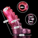 Penis Enlargement Sleeve With Particles & Vibrating Cock Ring Set For Erection Enhancement & Delay Ejaculation - Adult Sex Toys For Men