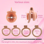 Inverted Chastity Cage, Sissy Chastity Device Cock Cage Adult Sex Toy, Skin