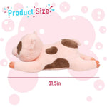 Pig Stuffed Animal, Giant 31.5" Stuffed Piggy, Large Soft Plush Pig Toy Birthday Holiday Party Gifts For Kids Girls Boys