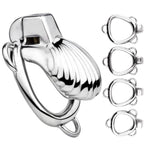 Stainless Steel Male Chastity Cage, Small Chastity Device Cock Cgae With 2 Keys & Invisible Lock, Bondage Gear & Accessories Adult Sex Toy For Men (51Mm/2.01In)