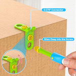 Cardboard Construction Kit For Kids, 173Pcs Cardboard Tools Building Set For Family Team Diy Activities, Creative Stem Educational Toys