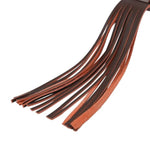 Sex Leather Whip Adult Sm Games Toy Couples Sexy Fun Spank Flogger Whip Cosplay Sexual Abuse Prop For Couples Sensual Play (Brown)