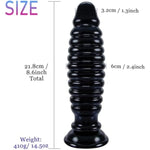 8.6" Butt Plug,Silicone Anal Plug With Strong Suction Cup For Hands-Free Play Large Anal Butt Plug Trainer 2.4''Diameter Huge Thick Anal Dildo Anal Beads Anal Plug Anal Toys Sex Toys For Women Men