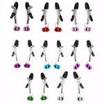 Body Clamp For Women Men Stainless Steel Body Ring With Bells Body Clamps Clip Adjustable Body Clamps Non-Piercing Body Jewelry (Gold)