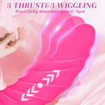 Thrusting Vibrator Couples Sex Toys, Rabbit Thrusting Dildo With 3 Thrusting 10 Vibration & 3 Wiggling Modes, Bdsm Adult Toys Female Sex Toy Clitoral Stimulator, Sex Novelties Adult Sex Toys & Games