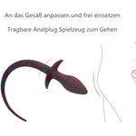 Anal Plug Silicone With Dog Tail Anal Toy Dog Tail Anal Plug Butt Plug Sm Anal Sex Buttplug Anal Stimulation Slave Cosplay Fetish Anal Sex Toys For Men Women Couples