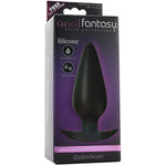 Anal Fantasy Large Weighted Silicone Butt Plug With Lube 1Oz| Anal Sex Toys | Butt Plugs