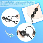 Silicone Analplugs Anal Beads For Women Expandable Butt Plugs For Men With Cock Ring Adult Sex Toys Massage Prostate Or G-Spot