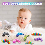 8 Pcs Fidget Toys Slug For Adults Anxiety Sensory Toys For Party Favors Toddler Fidget Toys Age 3-4 Adhd Autism Toys For Anxiety Stress Christmas Stocking Stuffers Gifts For Boys Girls