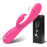 Rabbit G Spot Vibrator Sex Toys, 7 * 7 Vibrating Modes 8.4'' Couple Realistic Vibrators Anal Dildo Wand Adult Toys, Adult Sex Toys For Women And Couples Pleasure (Rose)