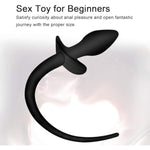 Anal Butt Plug Tail Adult Sex Toy For Adult Silicone Anal Toys Game With Dog Tails For Women
