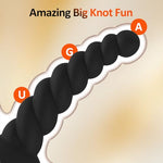 7Inch Soft Liquid Silicone Anal Plug, Long Butt Plug Dildo, Huge Fantasy Dildo with Strong Suction Cup, Large Anal Dildos for Anal Training & G-spot Stimulation, Sex Toy for Women, Men