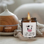 Cow Candle, Cow Gifts For Women Girls Cow Lovers, Cute Cow Gifts,I Just Freaking Love Cows Ok Scented Candles