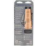 Doc Johnson Main Squeeze - Vicky Vette - Squeeze Plate for Precise Pressure - Twist End Cap to Control Suction - Discreet Premium Stroker - Male Masturbator, Vagina, Vanilla