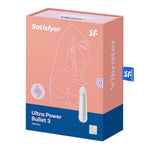 Ultra Power Bullet 3 Vibrator Sex Toy | Adult Toys For Women | Mini Clitoral Vibrator | Vibrating Sexual Pleasure Device | Stimulation Vibrators | Woman Sextoy (White)