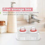 Nipple Enhancement Kit - Dual-Mode Manual Pump Suitable For Couples' Intimacy Training, Nipple Toy Stimulator, Foreplay Flirting Sex Toys, Medical Grade Inverted Nipple Corrector,