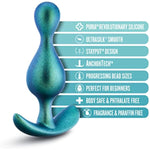 Anal Adventures Matrix Photon Plug - Puria Silicone Anal Plug, Ultrasilk Smooth, Anal Sex Training Toys, Beginners Sex Toy For All Genders, Anal Dildo Stretcher