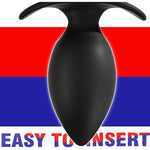 Anal Plug Butt Plug With Safe Curved Base Prostate Massager Dilator Sex Toy For Women Men Masturbation (L)